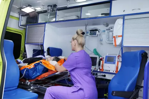 Rapid cleaning of ambulances
